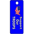 Key & Bag Tag - Rectangle - 1-1/4" x 3"